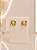Brinco Flor Com Zircônias - Semijoia 18k - B765 - Imagem 1