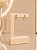 Argola Com Zircônias - Semijoia 18k - B723 - Imagem 1