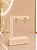 Argola Trabalhada Com Coração Zircônia - Semijoia 18k - B719 - Imagem 1