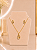 Conjunto Gota Com Zircônias - Semijoia 18k - MCJ162 - Imagem 1