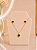 Conjunto Coração Verde Cravejado - Semijoia 18k- MC161 - Imagem 1