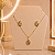 Conjunto Cravejado - Semijoia 18k- MCJ178 - Imagem 1