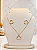 Conjunto Vazado - Semijoia 18K - MC167 - Imagem 1