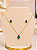 Conjunto Gota Com Zircônias - Semijoia 18k - MCJ181 - Imagem 3