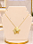 Gargantilha Flor -Semijoia 18K- MG996 - Imagem 1
