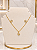 Conjunto Borboleta Com Zircônias - Semijoia 18k - MCJ192 - Imagem 1