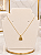 Gargantilha Diamantada com Nossa Senhora Cravejada - Semijoia 18k MG989 - Imagem 1
