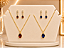 Conjunto Oval Cravejado - Semijoia 18k - MCJ198 - Imagem 1