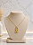 Gargantilha Altar N.S. das Graças Com Zircônias - Semijoia 18k - MG1017 - Imagem 1