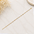 Pulseira C/ Zircônias Quadradas Semijoia 18k P191 - Imagem 2