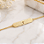Pulseira Plaquinha Pai Nosso Semijoia 18K P193 - Imagem 2