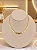 Gargantilha Choker Corações- Semijoia 18K - MG1018 - Imagem 1