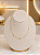 Gargantilha Choker Com Zirconia Retangular - Semijoia 18k - MG1023 - Imagem 1