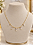 Gargantilha Com Zircônias - Semijoia 18k - MG1028 - Imagem 1