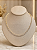 Gargantilha Choker Zirconia (Navete) - Semijoia 18k - MG1034 - Imagem 1