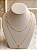 Gargantilha Choker Dupla Bolinhas 18k - Semijoia - MG1050 - Imagem 1