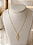 Gargantilha Crucifixo Cravejado - Semijoia 18k - MG1046 - Imagem 1