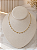 Gargantilha Com Zircônias - Semijoia 18k - MG1042 - Imagem 1