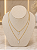 Gargantilha Dupla Com Zircônias - Semijoia 18k - MG1072 - Imagem 1