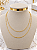 Gargantilha Dupla Elos - Semijoia 18k - MG1079 - Imagem 1