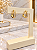 Argola Quadrada C/ Zircônias Semijoia 18k B843 - Imagem 1