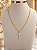 Gargantilha C Crucifixo Cravejado- Semijoia 18k- MG1087 - Imagem 1