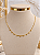 Gargantilha Com Bolinhas - Semijoia 18k - MG1086 - Imagem 1