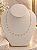 Gargantilha Bolinha Com Pedras - Semijoia 18k - MG1085 - Imagem 1