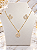 Conjunto Trabalhado- Semijoia 18k- MCJ204 - Imagem 1