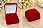 Caixa Para Conjunto, Pulseira, Brinco, Gargantilha - Veludo Vemelho - CJ02 - Imagem 2