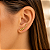 BRINCO EAR CUFF BOLAS - SEMIJOIA - ANTIALÉRGICO - Imagem 1