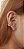 BRINCO PIERCING FAKE 2 FIOS BOLINHAS - SEMIJOIA - ANTIALÉRGICO - Imagem 2