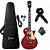 Kit Guitarra Strinberg Les Paul LPS230 Wine Red WR Vermelha Com Afinador, Capa, Cabo, Correia e Palhetas - Imagem 1