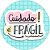 Etiqueta Adesiva CUIDADO É FRÁGIL - Imagem 1