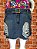 SHORTS SAIA JEANS DESFIADO PLUS SIZE - Imagem 1