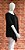BLUSA PRETA DE MALHA PLUS SIZE - Imagem 2
