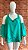 BLUSA REGATA COM MANGA BUFAM PLUS SIZE - Imagem 1