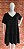 VESTIDO MIDI PRETO PLUS SIZE - Imagem 1