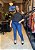 CALÇA JEANS SKINNEY AZUL PLUS SIZE - Imagem 1