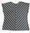 BLUSA DE MALHA LISTRA DIAGONAL PLUS SIZE - Imagem 3