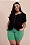 BLUSA EM VISCOSE COM  MANGA PRINCESA PLUS SIZE - Imagem 1