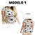 BLUSA BASICA PRETO & CREME PLUS SIZE - Imagem 1