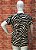 BLUSA DE ANIMALPRINT DE ZEBRA COM PAITÊ - Imagem 3