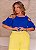 BLUSA LISA COM DETALHES NOS OMBROS EM STRASS - Imagem 1