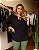 BLUSA VISCOSE COM AMARRAÇÃO MANGA 3/4 - Imagem 2