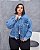 JAQUETA JEANS COM BRILHOS - Imagem 1