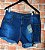 SHORTS JEANS ESCURO COM BRILHOS - Imagem 1