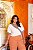 BLUSA COM DETALHE NO TRANSPASSE EM LINHO OFF WHITE - Imagem 1