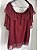 BLUSA LISA EM CHIFFON DECOTE OMBRO A OMBRO COM BABADO - Imagem 3