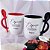 Caneca Personalizada - Semi Conica Alça Colorida Com colher Para Personalizar - Imagem 5
